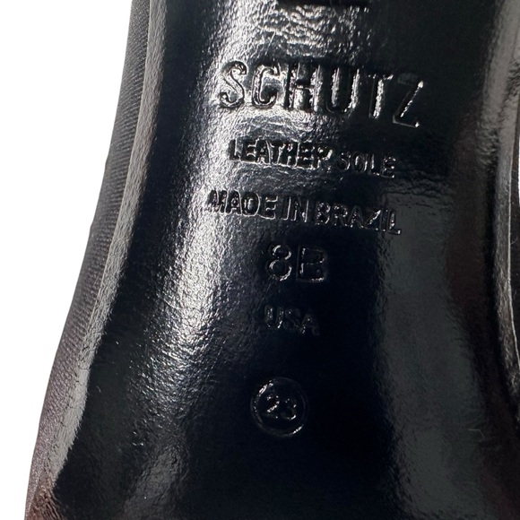 SCHUTZ Black Jenna Glam Rhinestone Heels Size 8 NWT - Picture 7 of 11